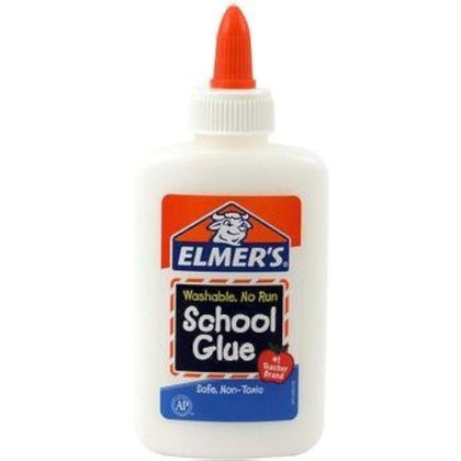 elmer's e301 school glue, washable no-run, 1.25 ounces (pack of 12)