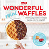 DASH Wonderful Mini Waffles Recipe Book with Gluten, Vegan, Paleo, Dairy + Nut Free Options, Over 80+ Easy to Follow Guides, Cookbook