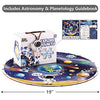 iPlay, iLearn Kids Puzzle Ages 4-8, Wooden Solar System Floor Puzzles Ages 3-5, Large Round Space Planets Jigsaw Puzzle Toys, Educational Learning Gift for 6 7 8 Years Old Toddlers Boys Girls Children