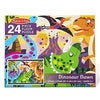 Melissa & Doug Dinosaur Dawn Jumbo Jigsaw Floor Puzzle (24 pcs, 2 x 3 feet)