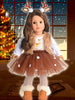 sweet dolly 18 Inches Doll Clothes Christmas Deer Costume Tutu Dress fits 18 Inch Doll