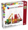 magna-tiles builder 32-piece magnetic construction set, the original magnetic building brand