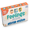 Feelings in a Flash - Emotional Intelligence Flashcard Game - Toddlers & Special Needs Children - Teaching Empathy Activities, Coping & Social Skills - 50 Scenario Cards, 50 Reaction Faces