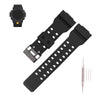 MMBAY Rubber 10536683 Watch Bands Replacement Fit for Casio G-Shock GA700UC GA-700UC GA700 GA-700-1A GA-700-1B Silicone Strap Wirstband for Men and Women Waterproof Bracelet Watch accessories(Black