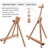 Miratuso Art Easel (2 Pack) A-Frame Painting Easel, Wood Display Stand Holding Canvas Up to 21