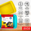 Rapid Ramen Cooker - Microwave Polypropylene Ramen in 3 Minutes - BPA Free and Dishwasher Safe - Black