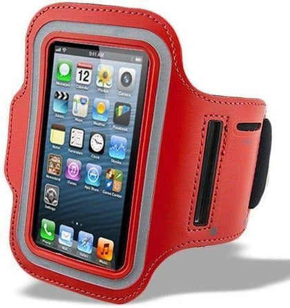 jogging gym fitness walking armband arm holder red sports waterproof case cover for iphone 6 plus