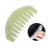 Janedream Jade Stone Massage Comb Traditional Natural Jade Massager Acupuncture Head Therapy Trigger Point Treatment