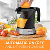 Pohl+Schmitt Deco-Line Electric Citrus Juicer Machine Extractor - Large Capacity 34oz (1L) Easy-Clean, Featuring Pulp Control Technology