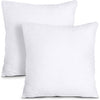 Utopia Bedding Throw Pillows Insert (Pack of 2, White) - 18 x 18 Inches Bed and Couch Pillows - Indoor Decorative Pillows