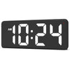 Wall Clock - LED Digital Wall Clock with Large Display, Big Digits, Auto-Dimming, Anti-Reflective Surface, 12/24Hr Format, Small Silent Wall Clock for Living Room, Bedroom, Farmhouse, Kitchen, Office