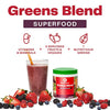 Amazing Grass Greens Blend Superfood: Super Greens Powder Smoothie Mix with Organic Spirulina, Chlorella, Beet Root Powder, Digestive Enzymes & Probiotics, Berry, 60 Servings (Packaging May Vary)