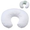 Winmany Baby Waterproof Nursing Pillow Cover Newborn U-Shaped Breastfeeding Pillowcase Cushion Cover Stretchy Replaceable White Pillow Cover Slipcover for Boys and Girls