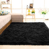 Merelax Soft Modern Indoor Shaggy Area Rug for Bedroom Livingroom Dorm Kids Room Home Decorative, Non-Slip Plush Fluffy Furry Fur Rugs Comfy Nursery Accent Floor Carpet 2x3 Feet, Black