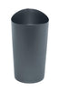 Rubbermaid Spa Works Vanity Wastebasket, Home/Bathroom/Office Use, Small 2.25 Gallon, Plastic, Gunmetal Blue