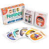 Feelings in a Flash - Emotional Intelligence Flashcard Game - Toddlers & Special Needs Children - Teaching Empathy Activities, Coping & Social Skills - 50 Scenario Cards, 50 Reaction Faces