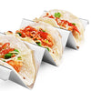 ARTTHOME. Taco Holders 4 Packs - Stainless Steel Taco Stand Rack Tray Style, Oven Safe for Baking, Dishwasher and Grill Safe