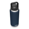 YETI Rambler 36 oz Bottle, Vacuum Insulated, Stainless Steel with Chug Cap, Navy