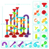 AN JING ZHI Marble Run Set for Kids - 93pcs Marble Maze Track Race Game Construction Buliding Blocks Toys, STEM Educational Toys Gift for Boys Girls Age 3 to 12