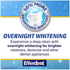 Efferdent Retainer Cleaning Tablets, 3 Month Supply of Denture Cleaning Tablets for Dental Appliances, Overnight Whitening, 90 Tablets