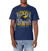 Michigan Wolverines 2023 CFP National Champions Strong Navy T-Shirt