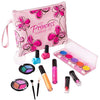 Playkidz Real Washable Play Make Up Set for Princess - Kids Makeup Kit for Girls Non Toxic - Full Makeup Dress Up Set with Bag. (11 PC)