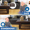 Safety Corner Protectors with Upgraded Adhesive (16 L Shaped+8 Ball Shaped) Baby Proofing Corner Guards Prevent Child Head Injuries Desk and Furniture Corner Covers for Kids