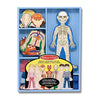 Melissa & Doug Magnetic Human Body Anatomy Play Set With 24 Magnetic Pieces and Storage Tray - Human Body Model Puzzle For Preschoolers And Kids Ages 3+