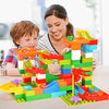 BATTOP Marble Run for Kids Ages 4-8, 167 PCS Classic Big Size Blocks Set, Crazy Marble Run Building Blocks with 4 Balls Race Track, STEM Toys Bricks Set Christmas Toys for Boys & Girls