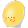 Wake Up Light Sunrise Alarm Clock for Kids, Heavy Sleepers, Bedroom, with Sunrise Simulation, Sleep Aid, Dual Alarms, FM Radio, Snooze, Nightlight, Daylight, 7 Colors, 7 Natural Sounds, Ideal for Gift