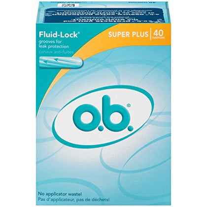 O.B. Digital Tampon, Super Plus, 40 Count (Pack of 3)