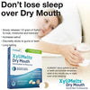 OraCoat XyliMelts Dry Mouth Relief Moisturizing Oral Adhering Discs Mild Mint with Xylitol, for Dry Mouth, Stimulates Saliva, Non-Acidic, Day and Night Use, Time Release for up to 8 Hours, 40 Count