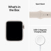 Apple Watch SE (2nd Gen) (GPS + Cellular, 40mm) - Starlight Aluminum Case with Starlight Sport Band, S/M (Renewed)