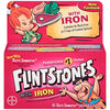 Flintstones Chewable Kids Vitamins with Iron, Multivitamin for Kids & Toddlers with Vitamin D, Vitamin C & more, 60 Count (Pack of 1)