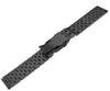 SINAIKE 18mm Black Watch Band Premium Solid Stainless Steel Metal Replacement Bracelet Strap for Men's Women's Watch