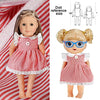 Alive Baby Doll Clothes and Accessories - 12 Sets Girl Doll Clothes Dress for 12 13 14 15 16 Inch Doll, Baby Bitty Doll Clothes - Doll Outfits Accessories with Hairpin Underwear for 14'' Doll Girl