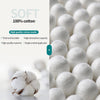 Cotton Swabs 200 Count Cotton Swabs for Ear Double Round Tips Cotton Buds for Makeup and Daily Use