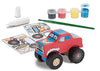 Melissa & Doug Decorate-Your-Own Wooden Craft Kits Set - Race Car and Monster Truck