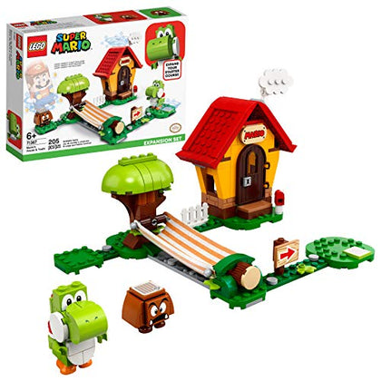 LEGO Super Mario Marios House & Yoshi Expansion Set 71367 Building Kit, Collectible Toy (205 Pieces)