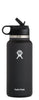 Hydro Flask 32 oz Wide Mouth Straw Lid Black