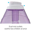 Safety 1st 360 Degree Cool Mist Ultrasonic Humidifier, Purple, Purple