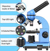 Microscope for Kids Beginners Children Student, 40X- 1000X Compound Microscopes with 52 pcs Educational Kits