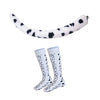 ZeroShop Dalmatian Costume Kids,101 Days of School Outfit Clothes Shirt Dress Tutu for Girls Ears Headband Socks Accessories,6