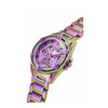 GUESS Ladies 40mm Watch - Iridescent Strap Iridescent Case Iridescent Dial