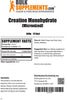 BulkSupplements.com Creatine Monohydrate Powder - Creatine Pre Workout, Creatine for Building Muscle - 5g (5000mg) of Micronized Creatine Powder per Serving, Creatine Monohydrate 500g (1.1 lbs)