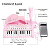 Amy&Benton Piano Toy Baby Toddler Girls Birthday Gift 1 2 3 Years Old Pink Toy Piano