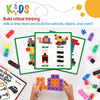 Torlam Math Cubes Math Manipulatives Activity Set, - Number Blocks Counting Toys Snap Linking Cube Connecting Blocks for Kids Kindergarten Learning Activities