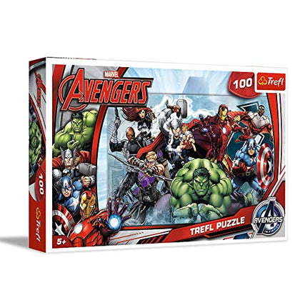 Trefl Disney Marvel Let's Attack Puzzle (100 Pieces)