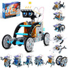 Tomons STEM Projects | 12-in-1 Solar Robot Toys, Education Science Experiment Kits for Kids Ages 8-12, 190 Pieces Building Set for Boys Girls