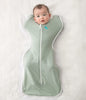 Love to Dream Swaddle UP Self-Soothing Sleep Sack 8-13 lbs, Lightweight Spring Swaddle for Dramatically Better Sleep, Snug Fit Calms Startle Reflex, 0.2TOG, Olive, Small